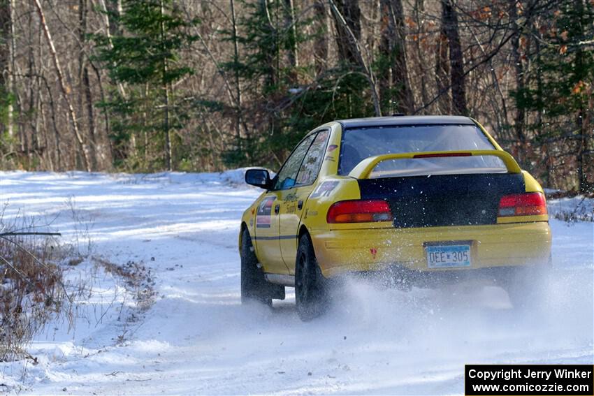 Steve Gingras / Katie Gingras Subaru Impreza on SS1, Nemadji Trail East.