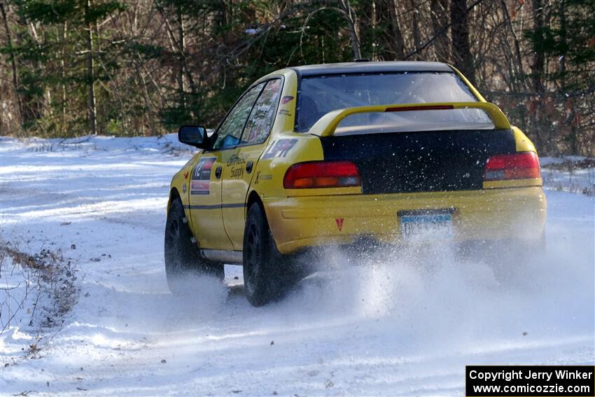 Steve Gingras / Katie Gingras Subaru Impreza on SS1, Nemadji Trail East.