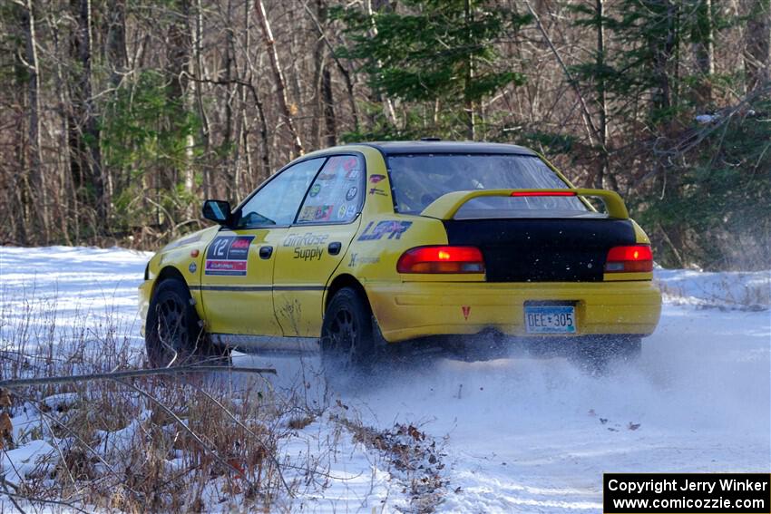 Steve Gingras / Katie Gingras Subaru Impreza on SS1, Nemadji Trail East.