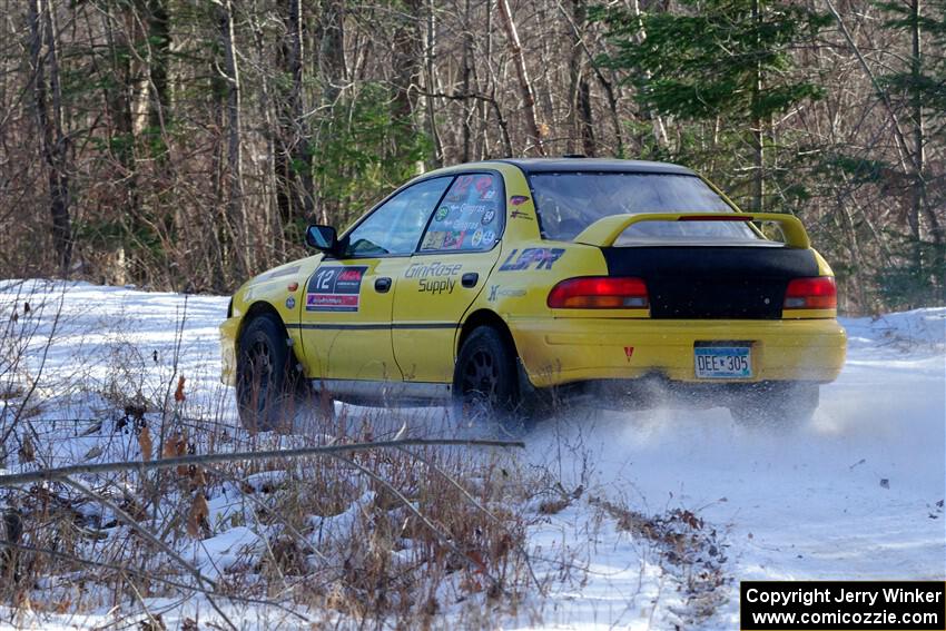 Steve Gingras / Katie Gingras Subaru Impreza on SS1, Nemadji Trail East.