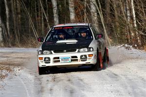 Aidan Hicks / John Hicks Subaru Impreza Wagon on SS1, Nemadji Trail East.