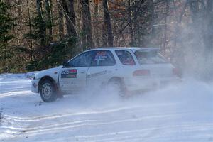 Aidan Hicks / John Hicks Subaru Impreza Wagon on SS1, Nemadji Trail East.