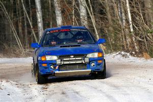 Connor Himes / Elliot Prusi Subaru Impreza on SS1, Nemadji Trail East.