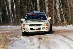 Tyler Matalas / John Farrow Subaru Impreza LX on SS1, Nemadji Trail East.