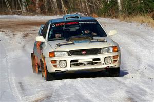 Tyler Matalas / John Farrow Subaru Impreza LX on SS1, Nemadji Trail East.