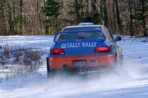 Tyler Matalas / John Farrow Subaru Impreza LX on SS1, Nemadji Trail East.