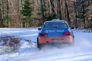 Tyler Matalas / John Farrow Subaru Impreza LX on SS1, Nemadji Trail East.