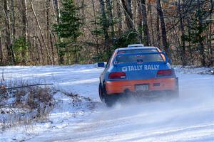 Tyler Matalas / John Farrow Subaru Impreza LX on SS1, Nemadji Trail East.