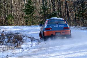 Tyler Matalas / John Farrow Subaru Impreza LX on SS1, Nemadji Trail East.