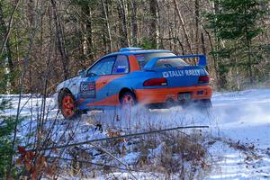 Tyler Matalas / John Farrow Subaru Impreza LX on SS1, Nemadji Trail East.