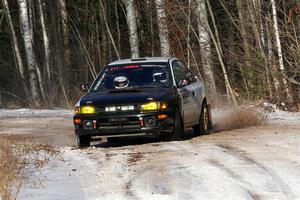 Jack Nelson / Isaac Zink Subaru Impreza on SS1, Nemadji Trail East.