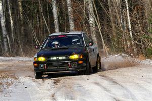 Jack Nelson / Isaac Zink Subaru Impreza on SS1, Nemadji Trail East.