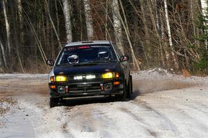 Jack Nelson / Isaac Zink Subaru Impreza on SS1, Nemadji Trail East.