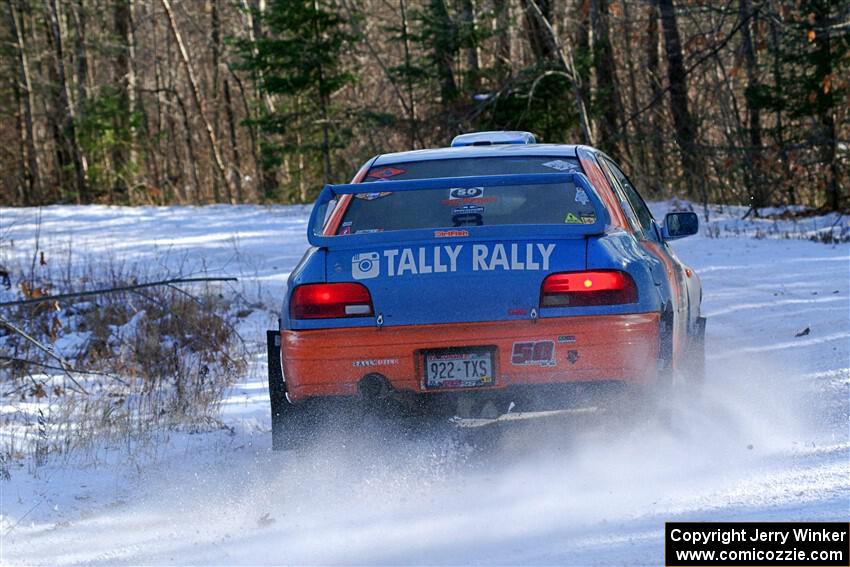 Tyler Matalas / John Farrow Subaru Impreza LX on SS1, Nemadji Trail East.