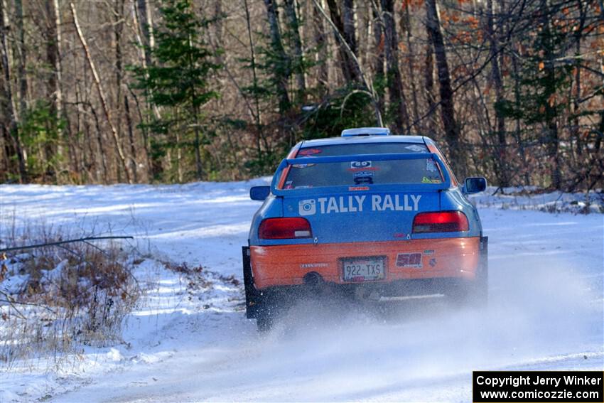 Tyler Matalas / John Farrow Subaru Impreza LX on SS1, Nemadji Trail East.