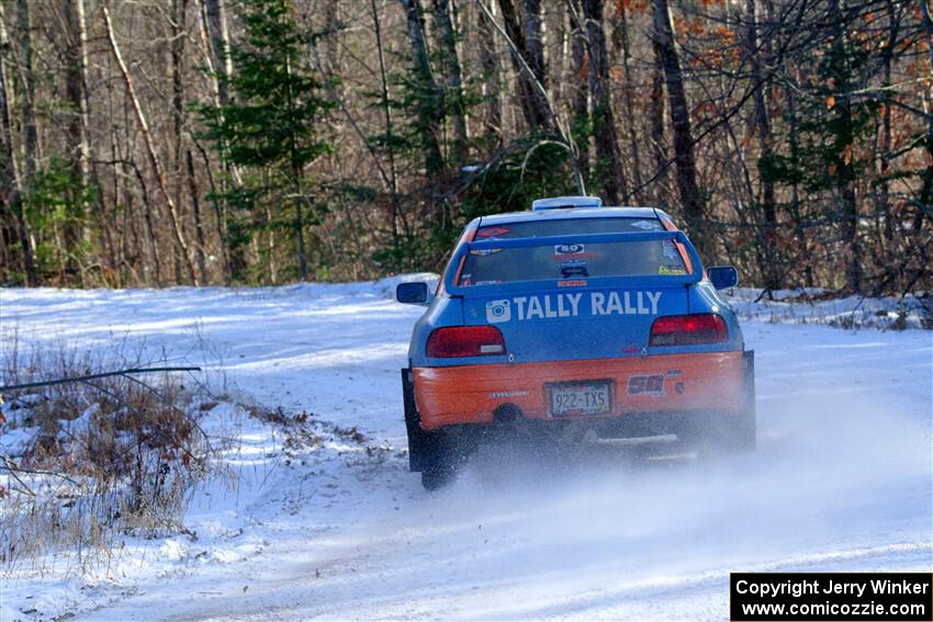 Tyler Matalas / John Farrow Subaru Impreza LX on SS1, Nemadji Trail East.