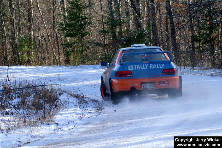 Tyler Matalas / John Farrow Subaru Impreza LX on SS1, Nemadji Trail East.