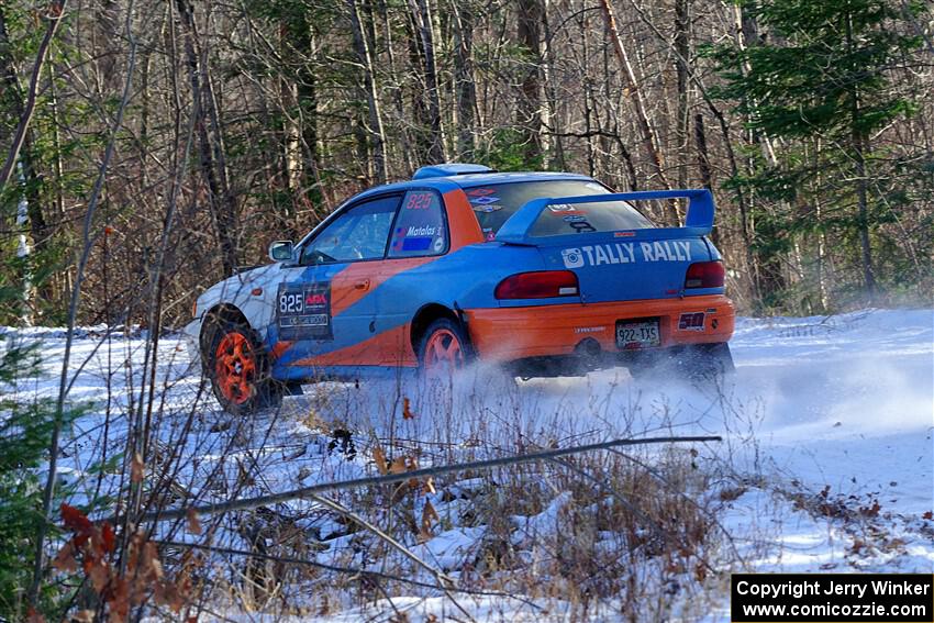 Tyler Matalas / John Farrow Subaru Impreza LX on SS1, Nemadji Trail East.