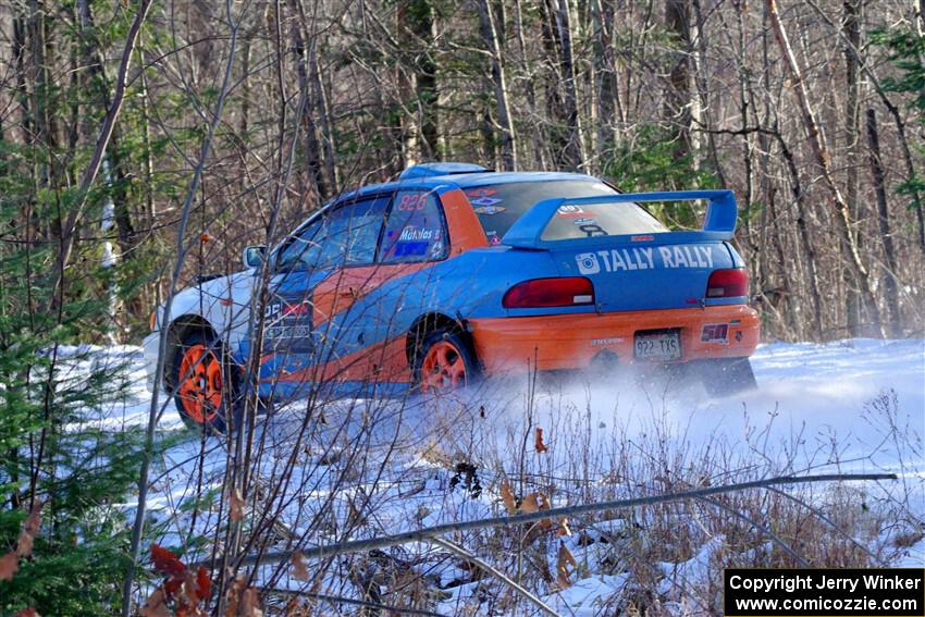 Tyler Matalas / John Farrow Subaru Impreza LX on SS1, Nemadji Trail East.