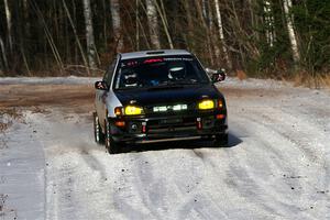 Jack Nelson / Isaac Zink Subaru Impreza on SS1, Nemadji Trail East.