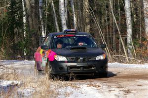 Colin Gleason / Tom Addison Subaru Impreza 2.5RS on SS1, Nemadji Trail East.