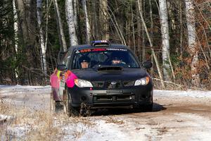 Colin Gleason / Tom Addison Subaru Impreza 2.5RS on SS1, Nemadji Trail East.