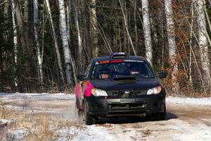 Colin Gleason / Tom Addison Subaru Impreza 2.5RS on SS1, Nemadji Trail East.