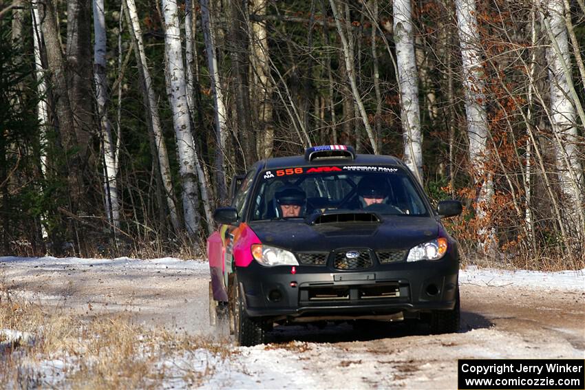 Colin Gleason / Tom Addison Subaru Impreza 2.5RS on SS1, Nemadji Trail East.