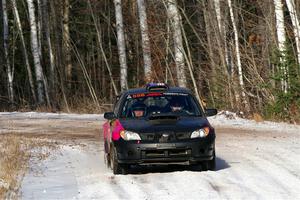 Colin Gleason / Tom Addison Subaru Impreza 2.5RS on SS1, Nemadji Trail East.