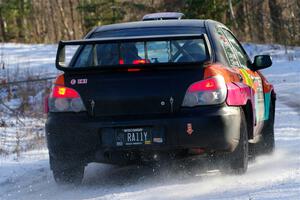 Colin Gleason / Tom Addison Subaru Impreza 2.5RS on SS1, Nemadji Trail East.