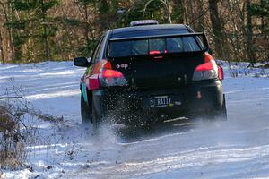 Colin Gleason / Tom Addison Subaru Impreza 2.5RS on SS1, Nemadji Trail East.