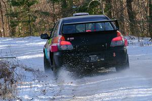 Colin Gleason / Tom Addison Subaru Impreza 2.5RS on SS1, Nemadji Trail East.