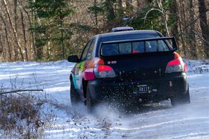 Colin Gleason / Tom Addison Subaru Impreza 2.5RS on SS1, Nemadji Trail East.