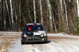 Peter Farrow / Jackson Sedivy Subaru WRX on SS1, Nemadji Trail East.