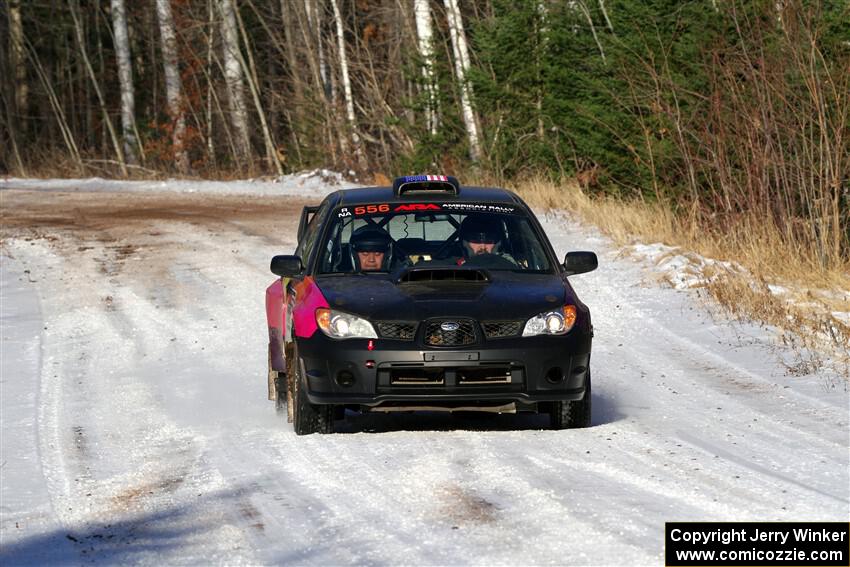 Colin Gleason / Tom Addison Subaru Impreza 2.5RS on SS1, Nemadji Trail East.