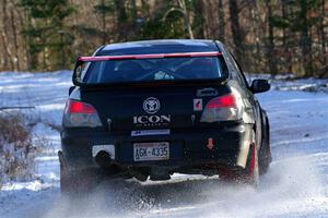 Peter Farrow / Jackson Sedivy Subaru WRX on SS1, Nemadji Trail East.