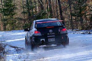 Peter Farrow / Jackson Sedivy Subaru WRX on SS1, Nemadji Trail East.