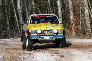 Scott Parrott / Shawn Silewski Chevy S-10 on SS1, Nemadji Trail East.