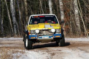 Scott Parrott / Shawn Silewski Chevy S-10 on SS1, Nemadji Trail East.