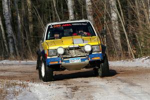 Scott Parrott / Shawn Silewski Chevy S-10 on SS1, Nemadji Trail East.