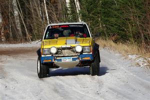 Scott Parrott / Shawn Silewski Chevy S-10 on SS1, Nemadji Trail East.