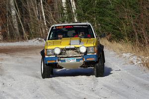 Scott Parrott / Shawn Silewski Chevy S-10 on SS1, Nemadji Trail East.