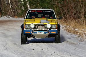 Scott Parrott / Shawn Silewski Chevy S-10 on SS1, Nemadji Trail East.