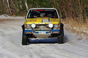 Scott Parrott / Shawn Silewski Chevy S-10 on SS1, Nemadji Trail East.