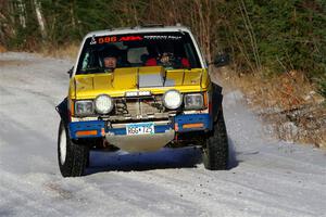 Scott Parrott / Shawn Silewski Chevy S-10 on SS1, Nemadji Trail East.