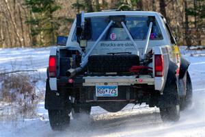 Scott Parrott / Shawn Silewski Chevy S-10 on SS1, Nemadji Trail East.