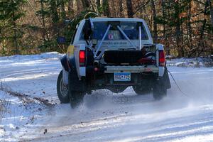 Scott Parrott / Shawn Silewski Chevy S-10 on SS1, Nemadji Trail East.