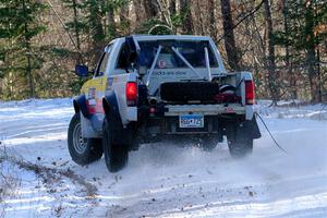 Scott Parrott / Shawn Silewski Chevy S-10 on SS1, Nemadji Trail East.