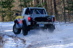 Scott Parrott / Shawn Silewski Chevy S-10 on SS1, Nemadji Trail East.