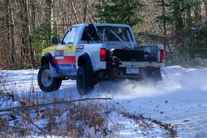 Scott Parrott / Shawn Silewski Chevy S-10 on SS1, Nemadji Trail East.